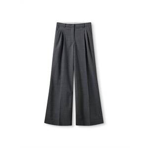NEW THE GARMENT women's wide leg grand pants in grey melange